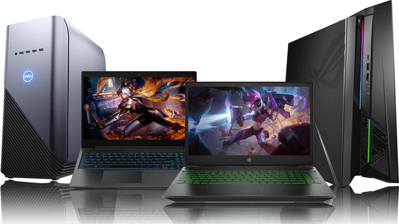 Cạnh tranh giữa laptop gaming và máy tính để bàn